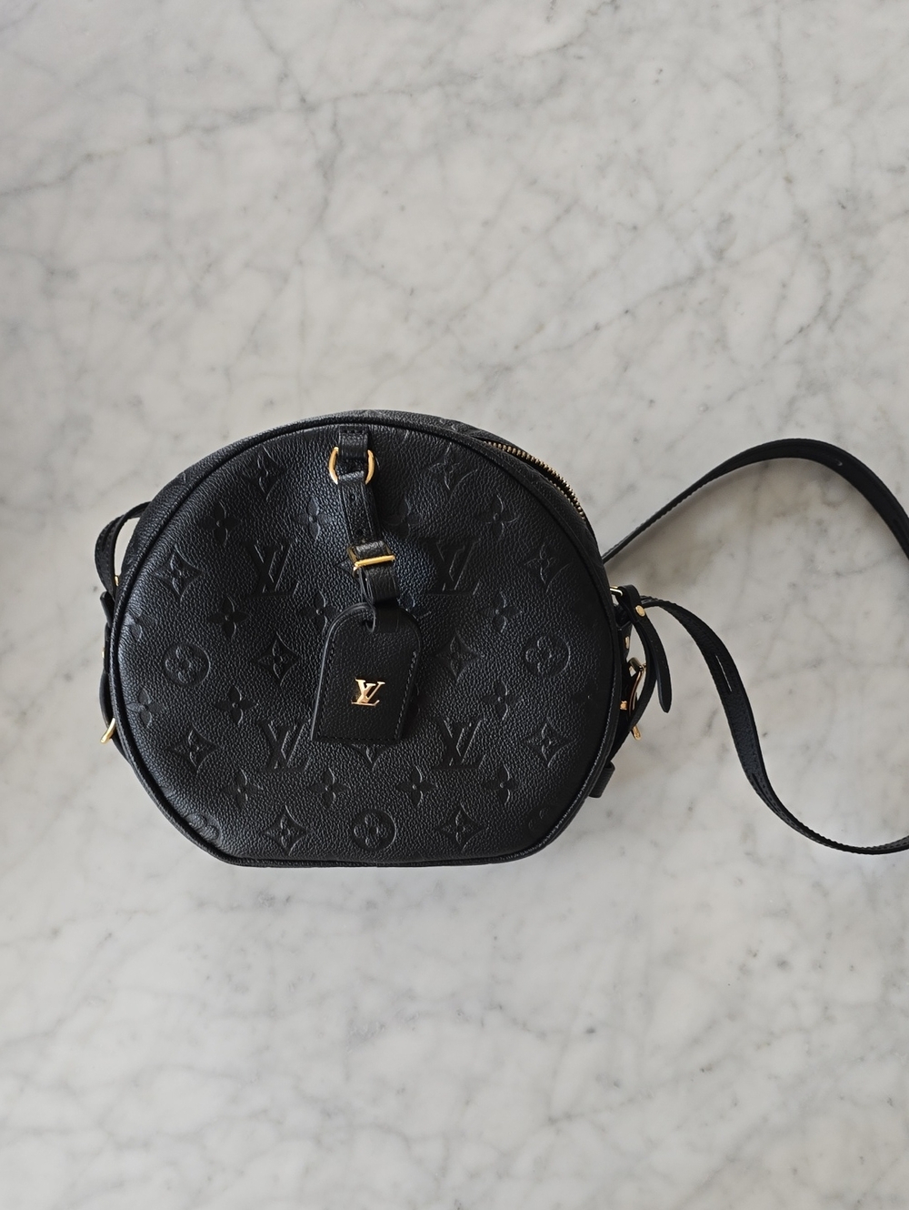 Louis Vuitton Empreinte Boite Chapeau Souple MM Black